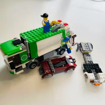 정품 레고 시티 쓰레기 수거차 #4432 2011년 자동차 부품 덤 포함