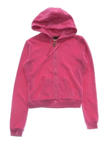 ROCAWEAR 지퍼 후드티 핑크 크롭 기장