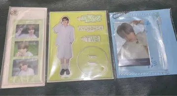 TWS 경민 3종 아크릴 스탠드 필름 키링 파우치 포함 트레이딩 카드