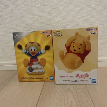 큥코로 푸우 피규어 소프트 비닐 도날드 Disney 100주년