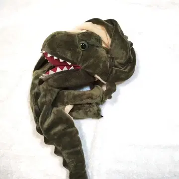 공룡 디자인 봉제 인형 머플러