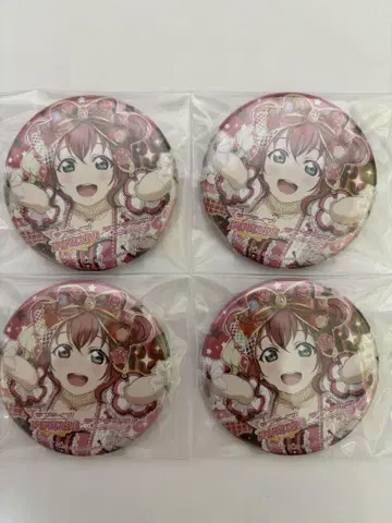 러브 라이브! 선샤인!! Aqours 쿠로사와 루비 발렌타인 편 캔뱃지