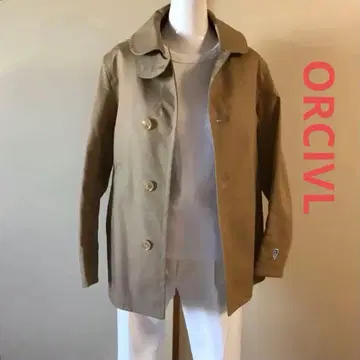 오르치발 베이지 후드 부착 자켓