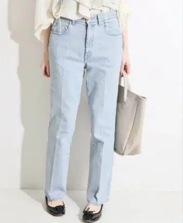 이에나 라부르클 데님 팬츠 색스 블루