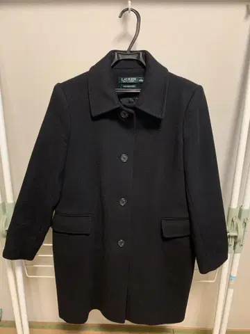 LAUREN 블랙 코트