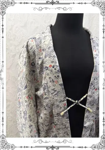 vintage haori 겉옷 미사용 새상품 순수 실크 159