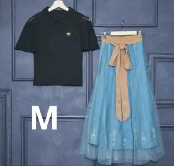 시마무라 치하루 디즈니 콜라보 엘사 스커트 상의 상하의 세트 m