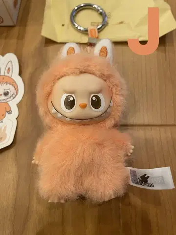 [ J ] LABUBU 러브 PIN FOR LOVE 봉제 인형 펜던트
