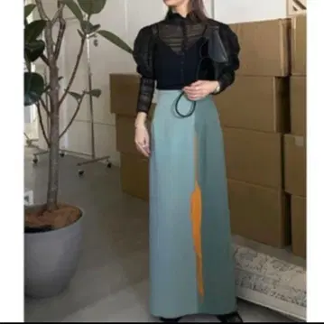 SUNSET ART PAINT SKIRT