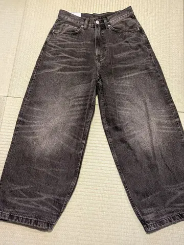 H&M SUPER BAGGY 블랙 데님 29/30