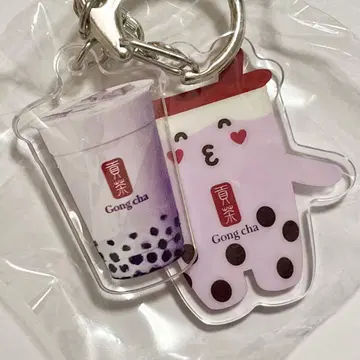 Gong cha 아크릴 키링 타피오카