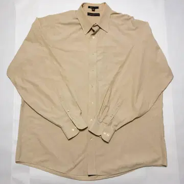 TOMMY HILFIGER 베이지 긴팔 셔츠 17 1/2 TALL