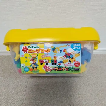 Gakken 뉴 블록 70개입 와쿠와쿠 버라이어티 70 box