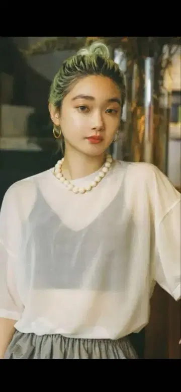 HeRIN.CYE mio yanase / Frill sheer tops