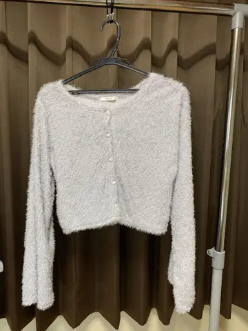 [ 최종 가격 ] 라이트 그레이 크롭 가디건