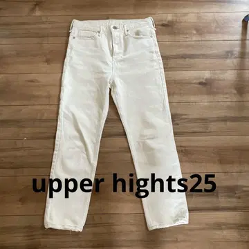 upper hights 테이퍼드 데님 25 화이트