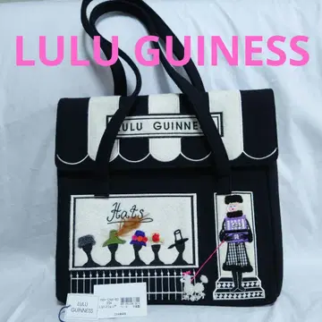 LULU GUINNESS 햇 모티브 토트백