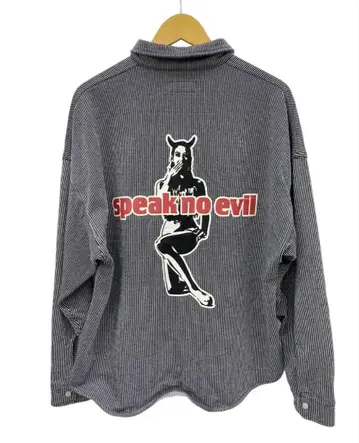 HYSTERIC GLAMOUR SPEAK NO EVIL 하프 지퍼