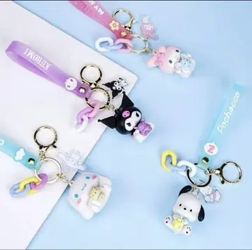 산리오 TOPTOY 4세트 쿠로미 마이멜로디 시나몬 포차코
