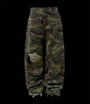 단종 emostanceclub damage camo jeans 사이즈 2