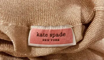 kate spade 라메 믹스 터틀넥 스웨터