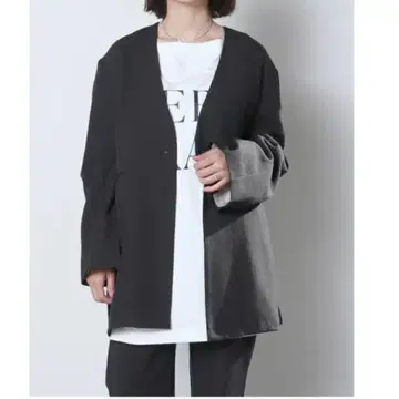 완판 meri 미엘 푸쳐 노카라 자켓 이에나 포멀