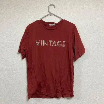 THRUXTON VINTAGE T셔츠 빨간색 구제 의류