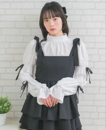 RETRO GIRL 리본 뷔스티에 SET