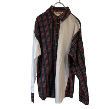 ZARA BASIC 체크 무늬 긴팔 셔츠