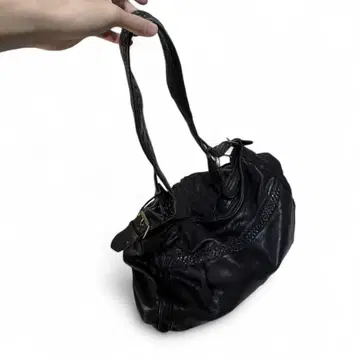 archive leather shoulder bag grunge