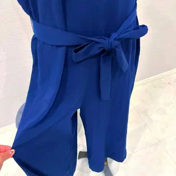 네이비 V넥 올인원 ZARA XL