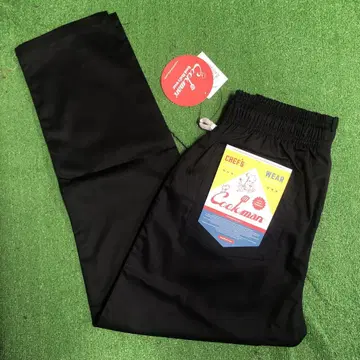 Cookman 쿠크만 스테디셀러 모델 셰프 팬츠 블랙 XL LL
