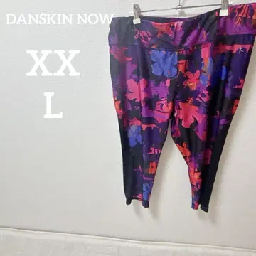 새상품급 DANSKIN NOW [ XXL ] 꽃무늬 레깅스 스포츠 요가