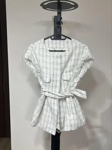 FRAY I.D 트위드 벨트 베스트