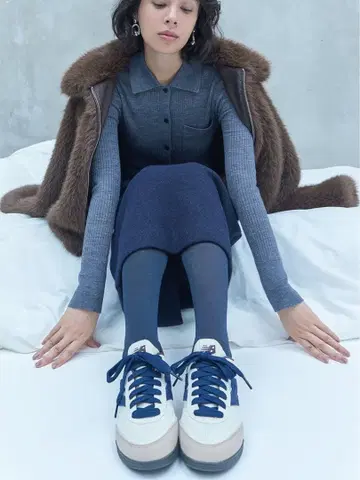 emmi 에미 emmi atelier 울 혼방 니트 셔츠 가디건