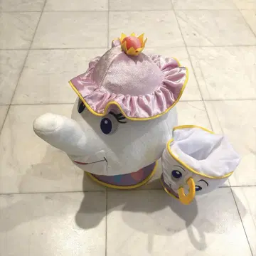택 포함 새상품!! 포트 부인과 칩 BIG 봉제 인형