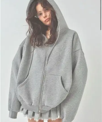 펠리큘 모티프 스톤 빅 PK 후드티