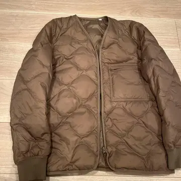 UNIQLO U 브라운 다운 자켓 새상품급