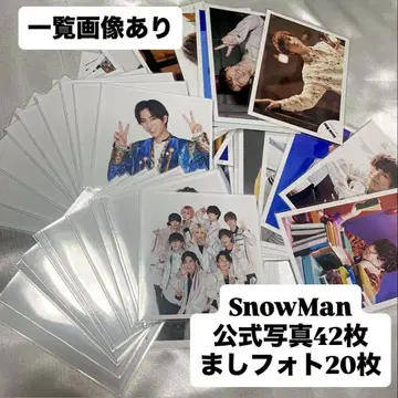 SnowMan 공식 사진 정사각형 사진 묶음 판매 솔로 단체