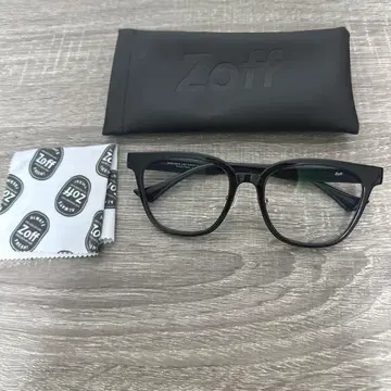 Zoff 블랙 웰링턴 스타일 안경 (도수 없음)