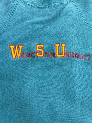 90s 자수 택 Champion 리버스 위브 맨투맨 USA제