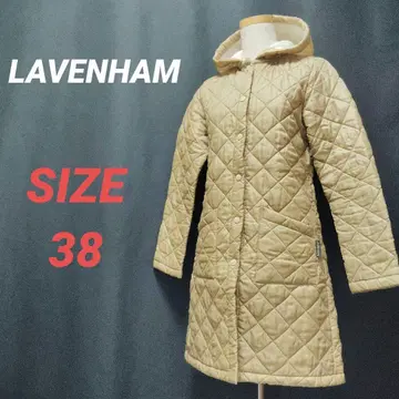 LAVENHAM 라벤햄 롱 퀼팅 자켓 골드 여성용