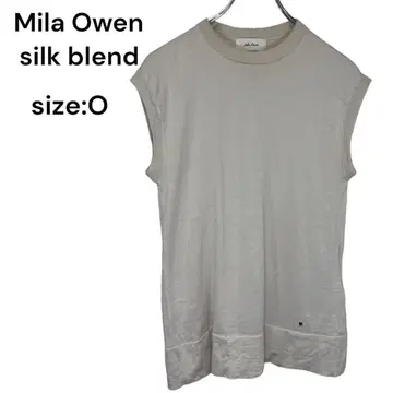 Mila Owen 미라 오웬 셔츠 상의 슬리브리스 O