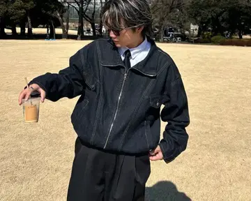 포켓 데님 자켓
