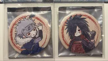 센쥬 토비라마 우치하 마다라 그래프 아트 캔뱃지 2개