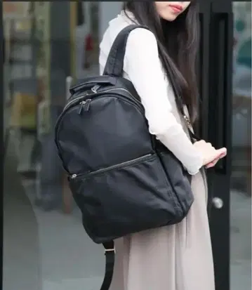 [ MIAN ] 10포켓+2룸 대용량 나일론 백팩 블랙