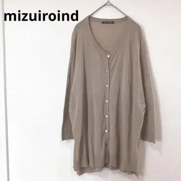 mizuiroind 미즈이로 인드 니트 롱 가디건 돌먼 슬리브