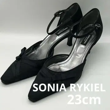 소니아 리키엘 앵클 스트랩 힐 펌프스 관혼상제 블랙 36
