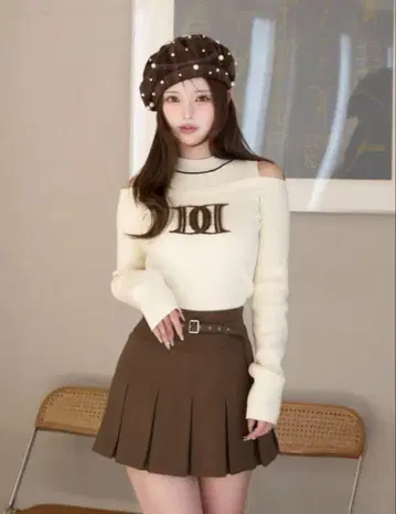 Darich 레이어드 드라이 로고 니트탑