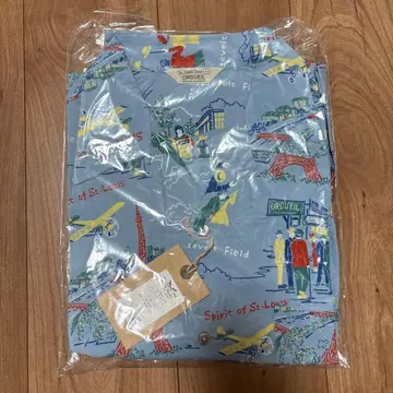 오르게이유 오픈 카라 셔츠 OR-5030B 블루 셔츠 44